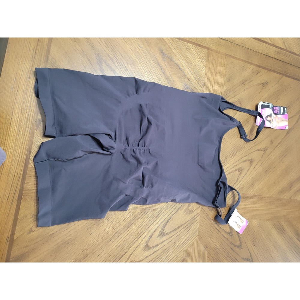 Flexees by Maidenform Ultra Firm‎ Control Seamless Singlet Bodysuit Black XL - Picture 2 of 6